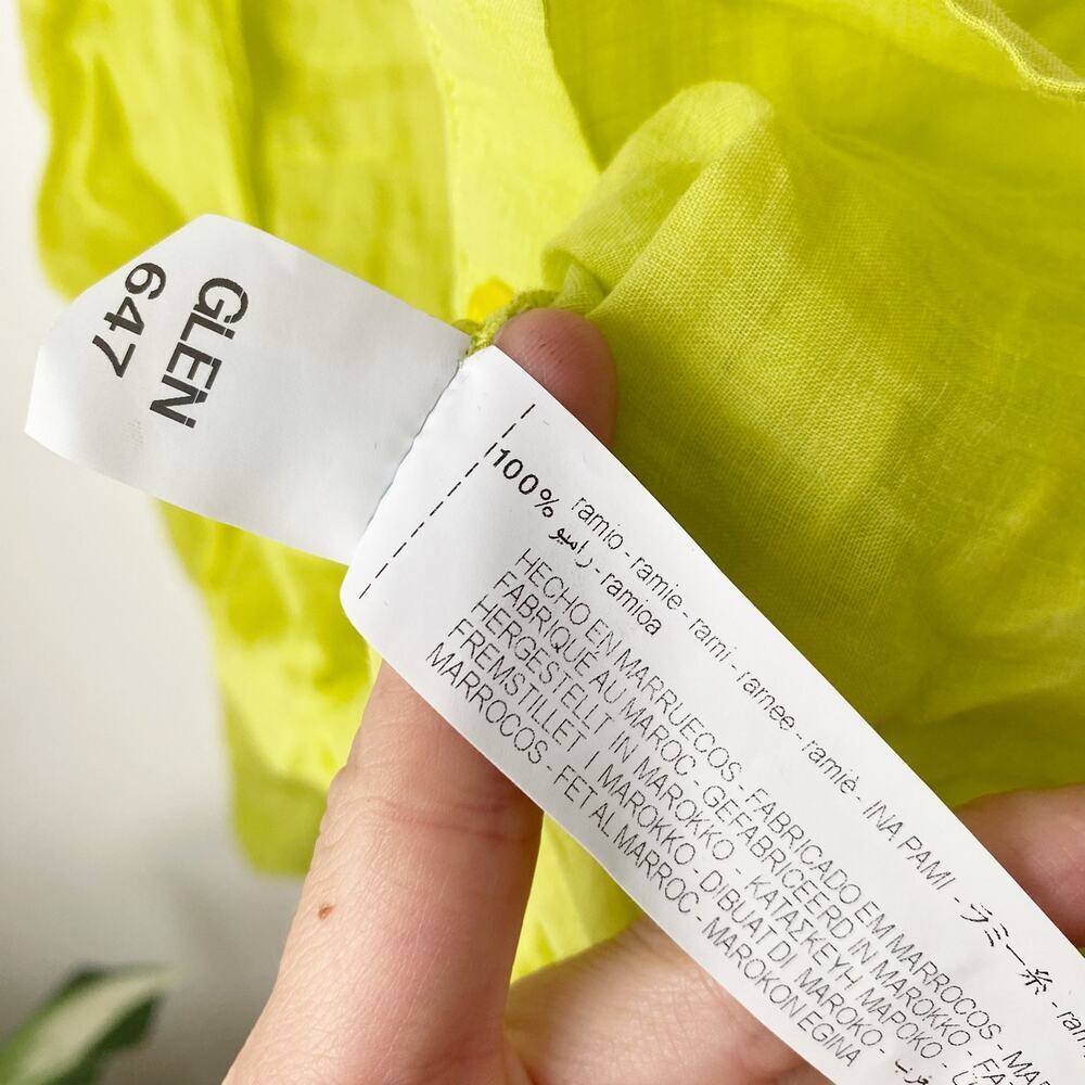 Zara Limited Edition Tie Front Open-Back Button Down - Picture 7 of 14